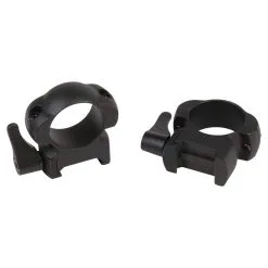 WEAVER Lever Lok 1in Medium Matte Top Mount Rings (49325)