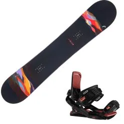 HEAD Women's Stella Black Snowboard With FX FAY I LYT Bindings
