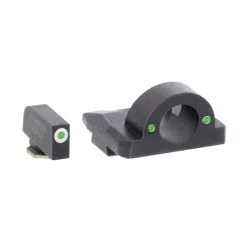 AMERIGLO Ghost Ring Green Tritium Night Sight Set For Glock Gen5 17,19,19X,26,45 (GL-5125)