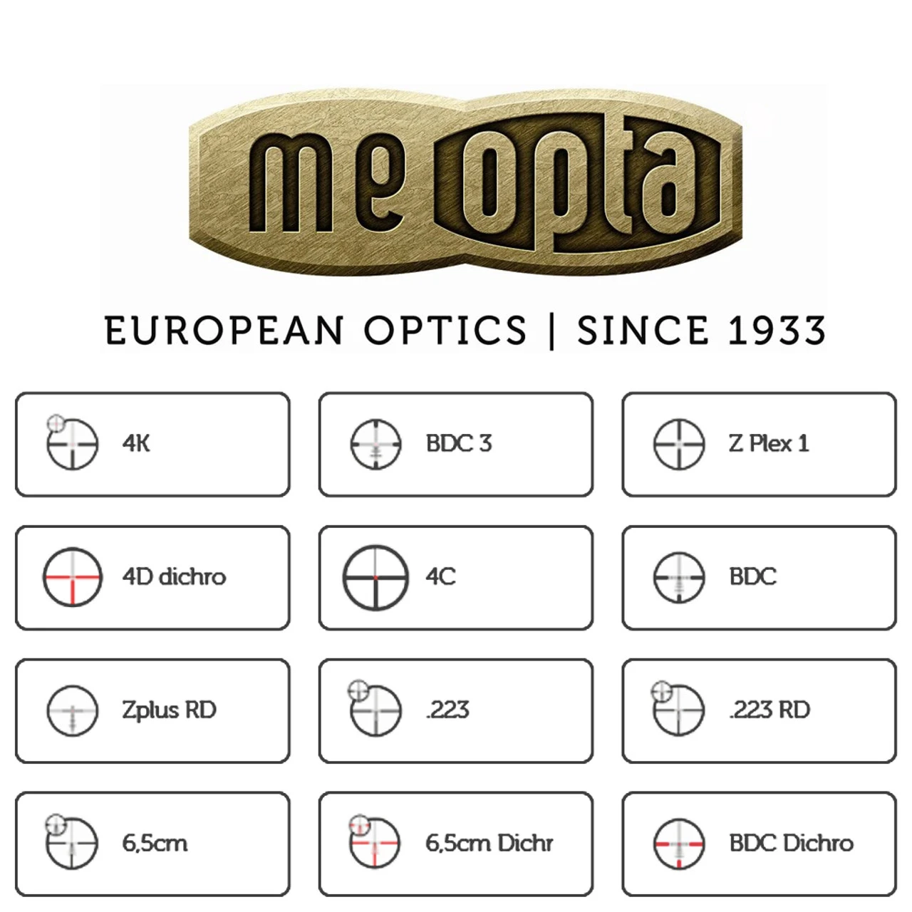 MEOPTA Optika6 3-18x50 30mm SFP 4C RD Illuminated Riflescope (653642) - Image 4