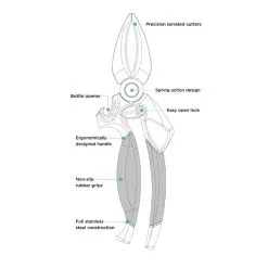 TOADFISH Toadfish Crab Cutter (TFCRABTOOL)