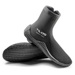 TILOS 3mm Titanium Zip TruFit Black Boot (B3808BK)