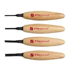 FLEXCUT Deep U-Gouge Micro Tool Set (MT500)