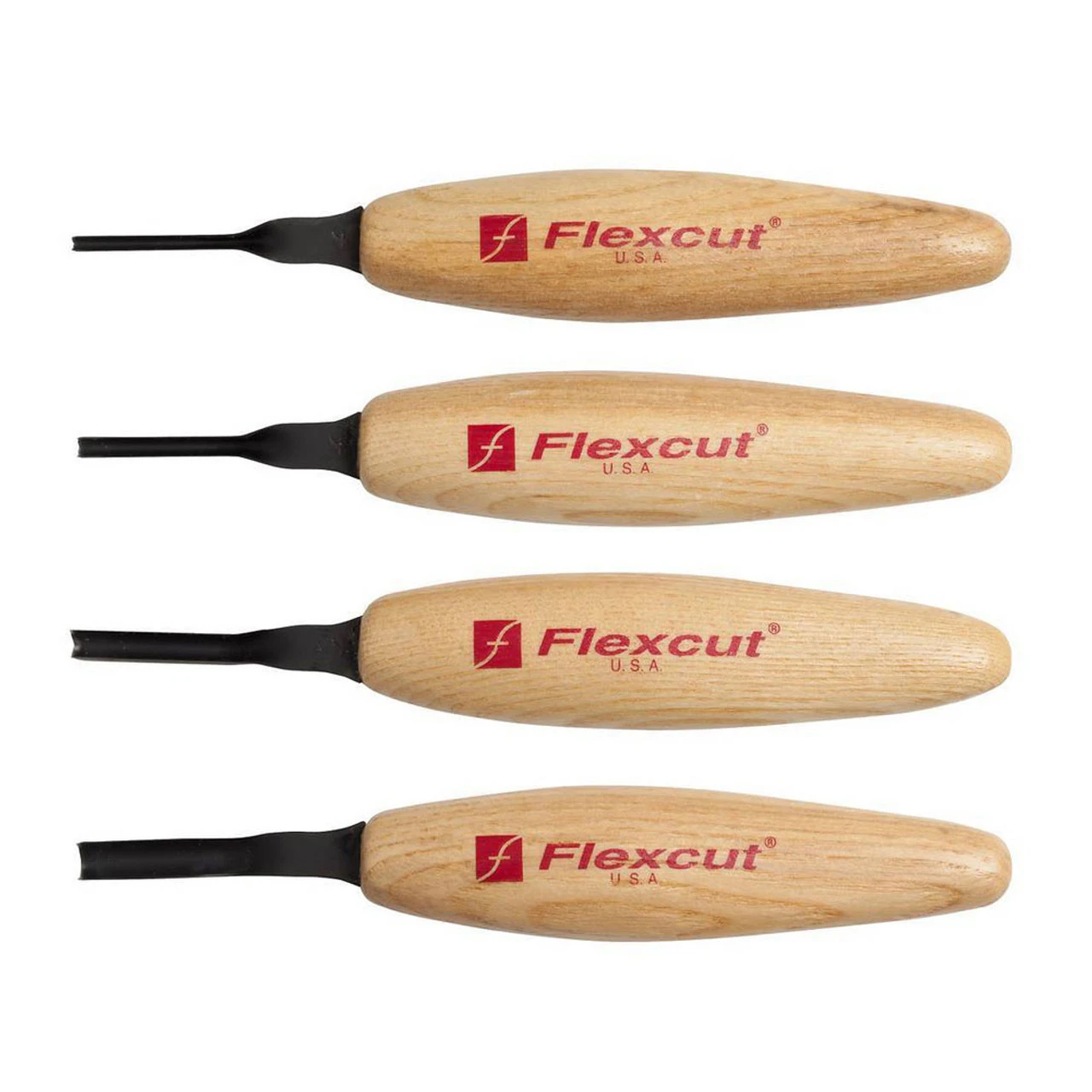 FLEXCUT Deep U-Gouge Micro Tool Set (MT500)
