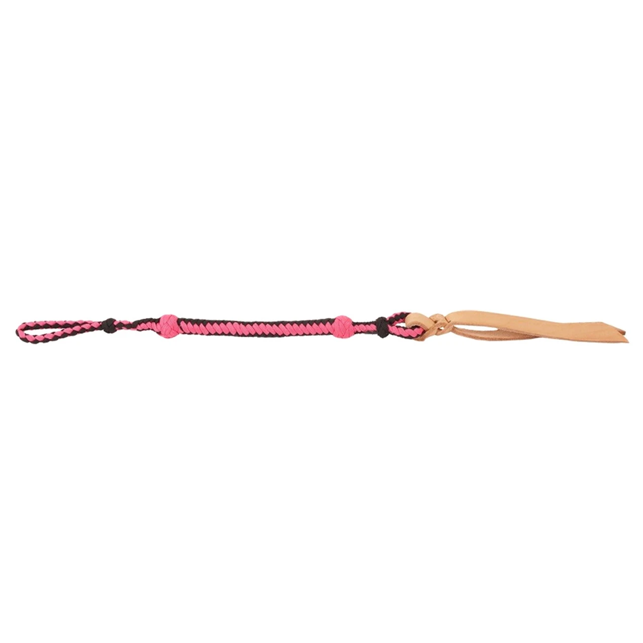MUSTANG Nylon Braided Quirt With Leather End - Image 2