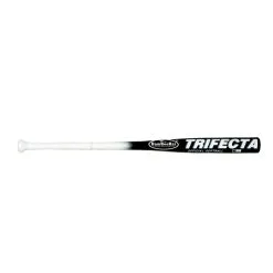 BAMBOOBAT BY PINNACLE SPORTS EQUIPMENT INC BAMBOOBAT Trifecta White Handle/Black Barrel Softball Bat (TRI-HWBB-34-30SB)