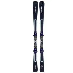 HEAD Unisex Shape V2 AMT-PR Dark Blue/White Skis With PR 11 GW Dark Blue Binding