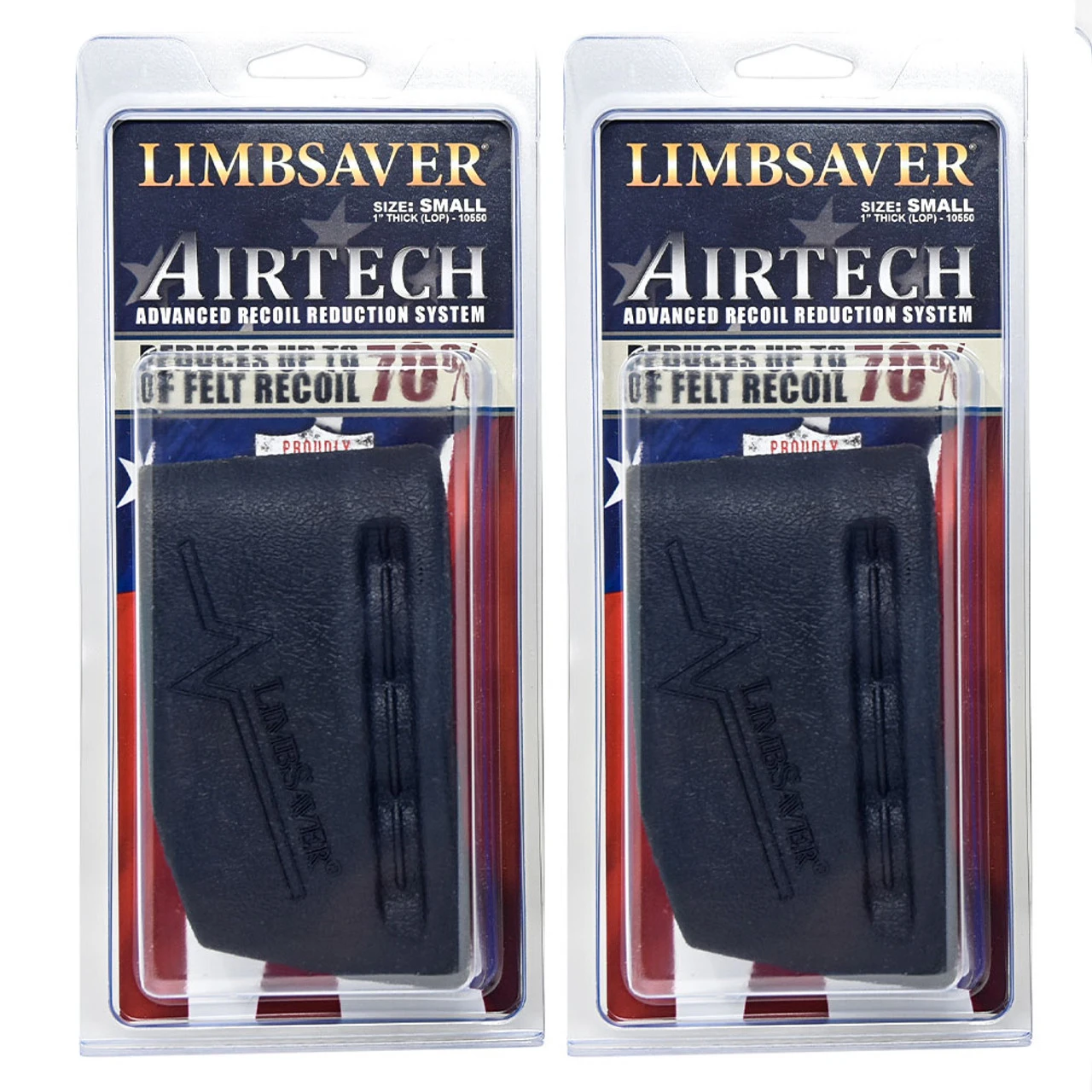 LIMBSAVER AirTech Slip-On 1in Set Of 2 Black Recoil Pad - Image 5