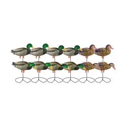 AVERY Pro-Grade Full Body Mallard Duck Decoys With Flocked Heads, 12-Pack (72217)