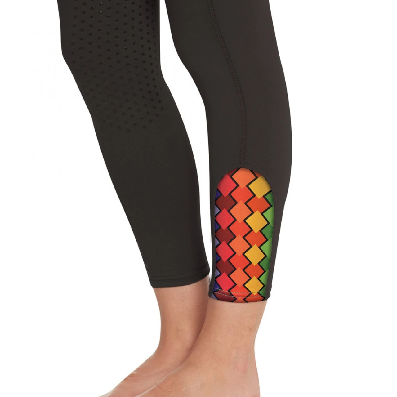 OVATION Ladies AeroWick Silicone Knee Patch Tight - Image 2