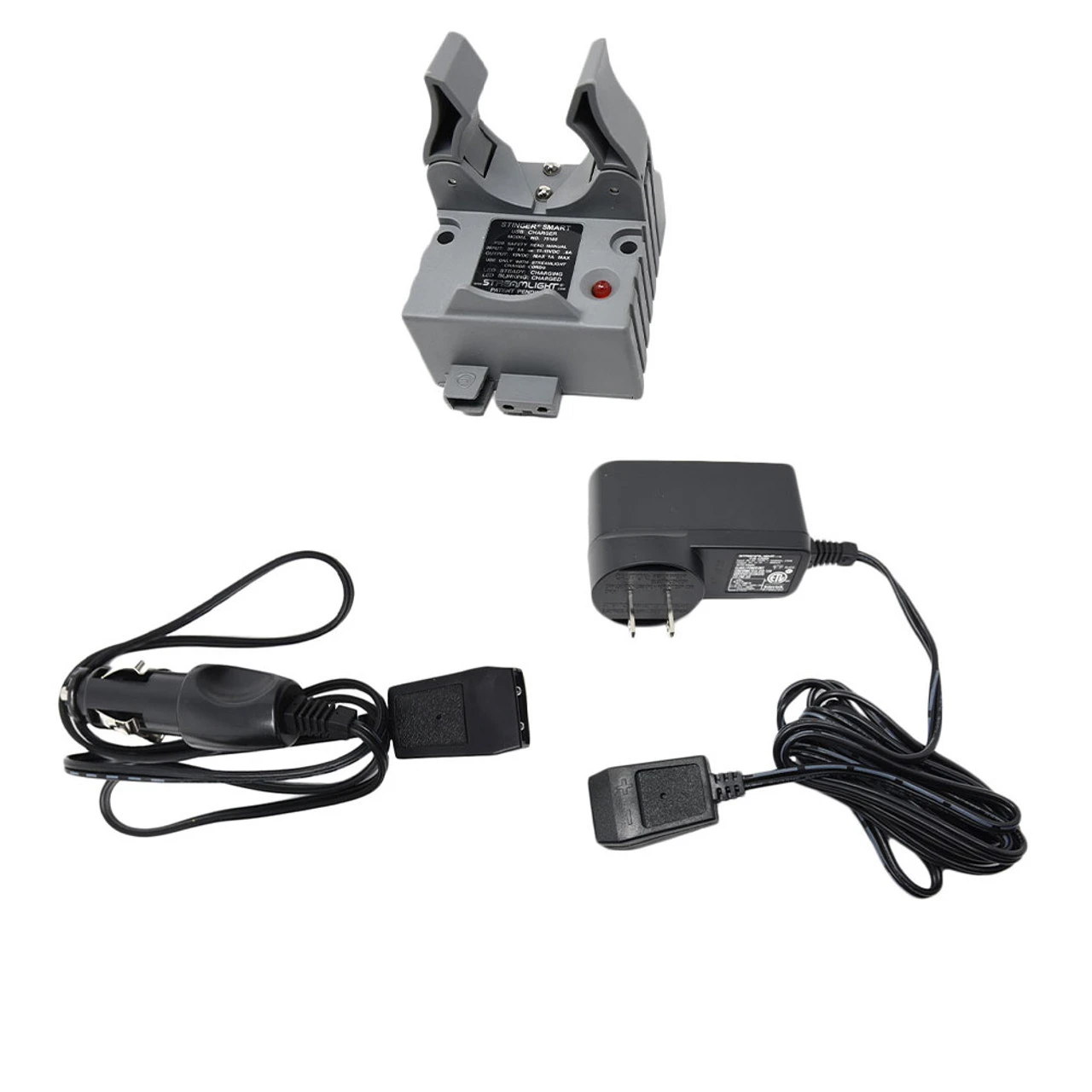 STREAMLIGHT Stinger Smart Charger Holder With 100V/120V AC Charge Cord And 12V DC Car Charge Cord (22051-22060-75105-BUNDLE) - Image 3