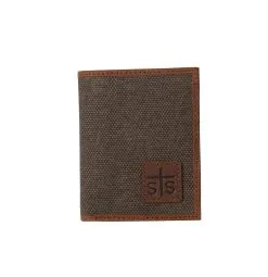 STS Foreman Dark Canvas Hidden Cash Wallet (61185)