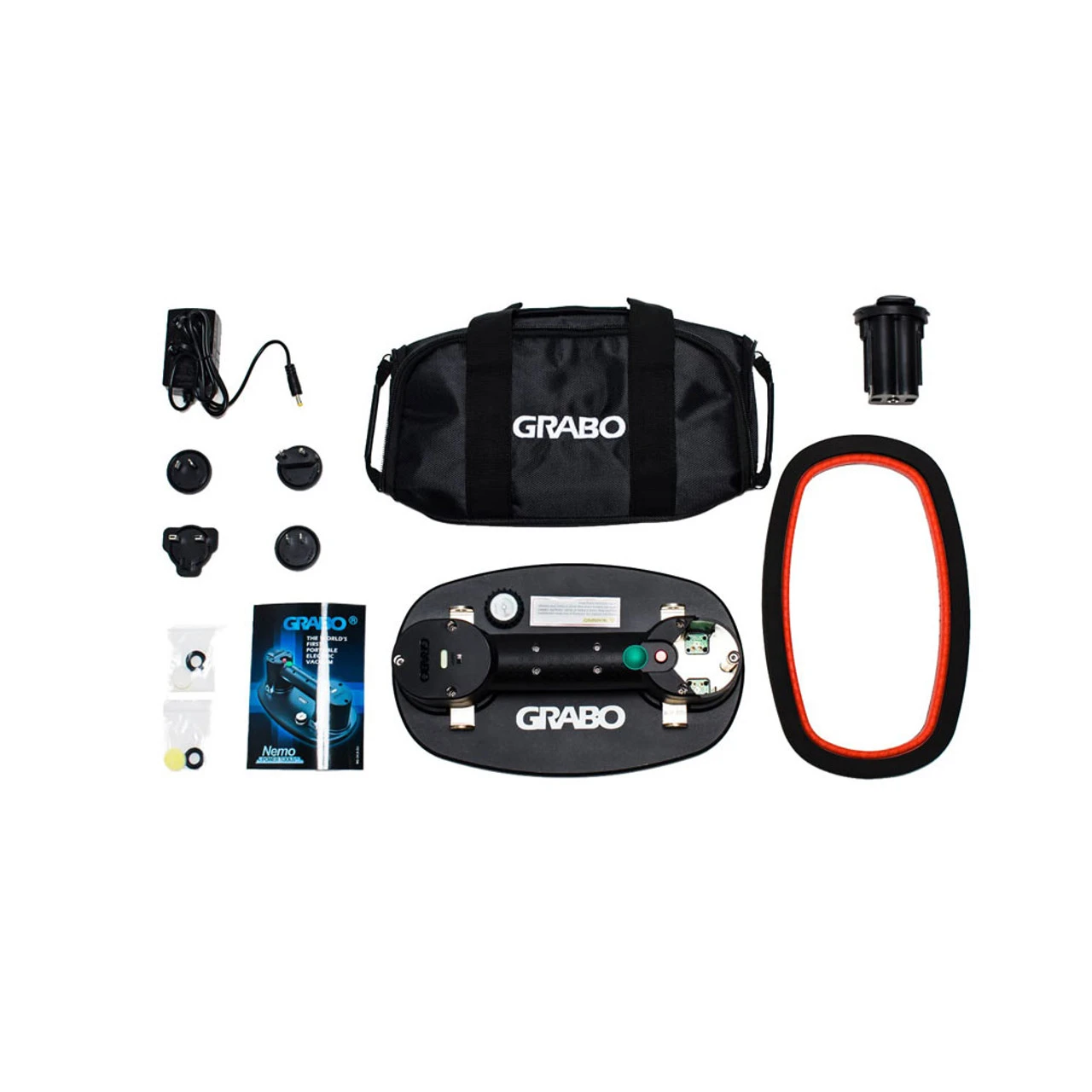 GRABO Nemo Grabo 1 Battery & 1 Seal Electric Vacuum Suction Cup Lifter (NG-1B-FB-1S) - Image 4