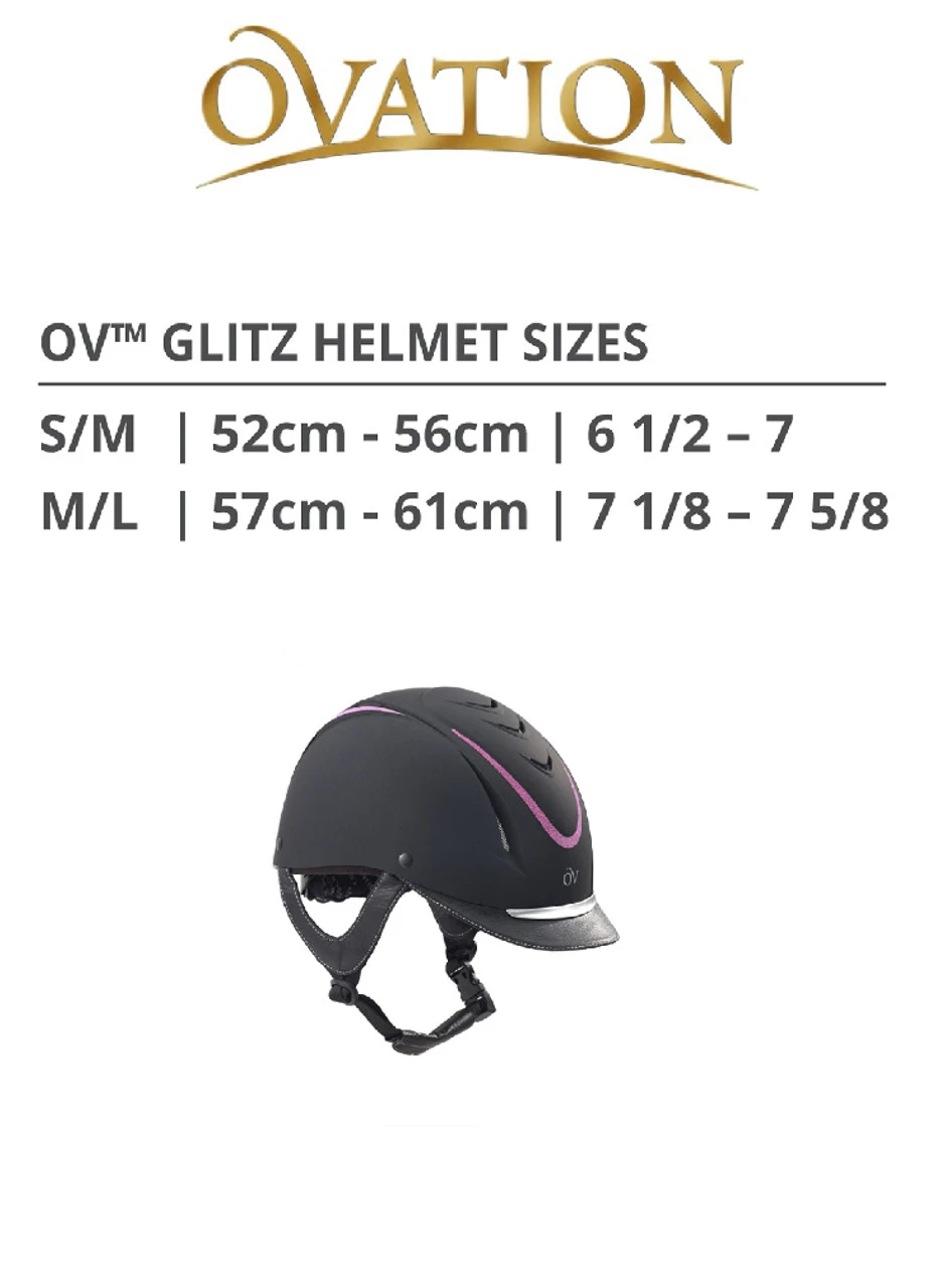 OVATION Z-6 Glitz Riding Helmet - Image 6