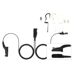 EAR HUGGER SAFETY Two-Wire T-Series Headset For Motorola MOTOTRBO, XPR, APX (EH-PM2-1006)