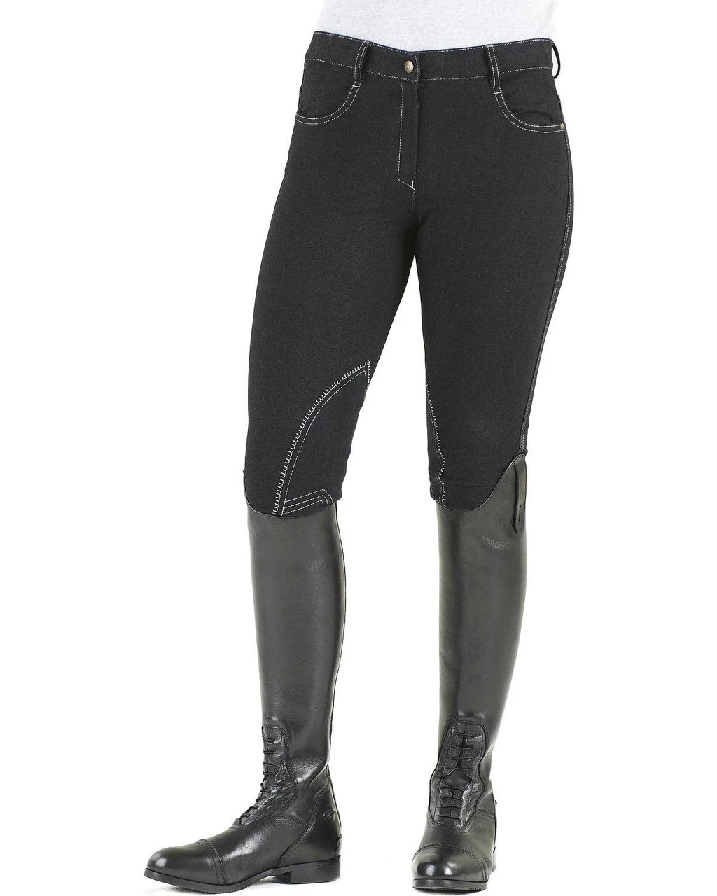 OVATION Ladies Euro Melange Full Seat Breeches (469691)