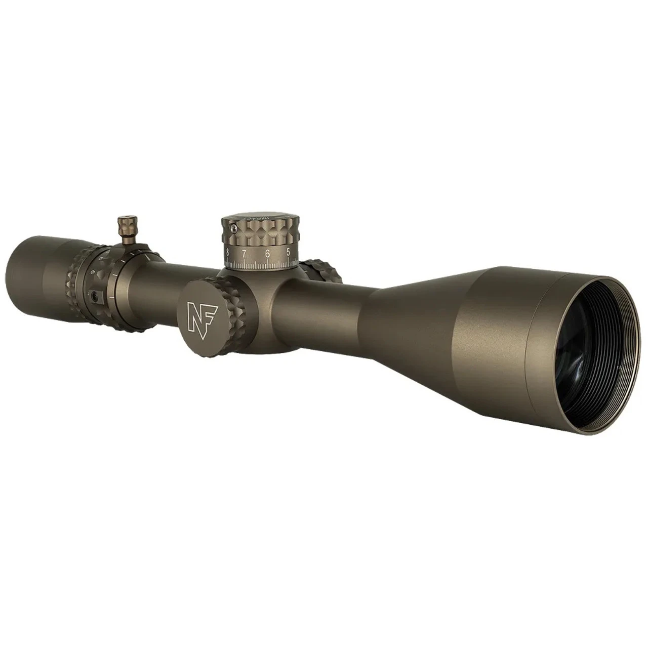 NIGHTFORCE NX8 4-32x50mm F1 ZeroStop .1 MRAD DigIllum PTL TReMoR3 Dark Earth Riflescope (C666) - Image 2