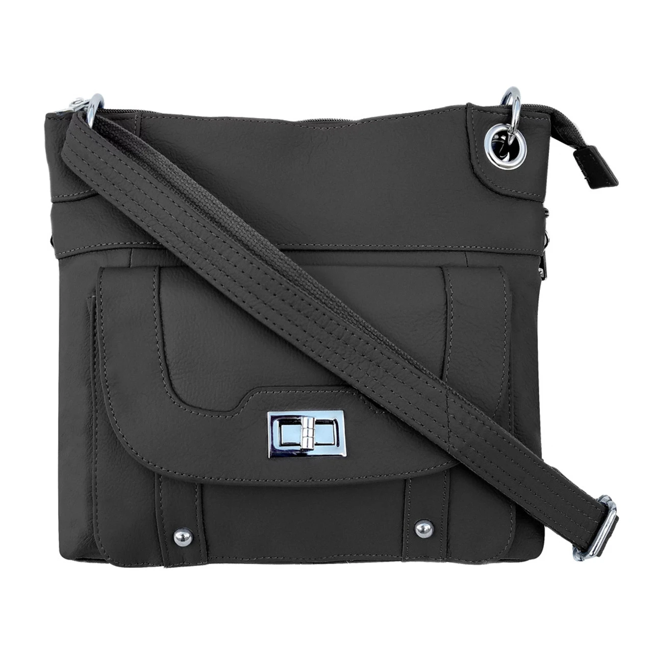 ROMA LEATHERS Ladies Gun Concealment Crossbody Bag