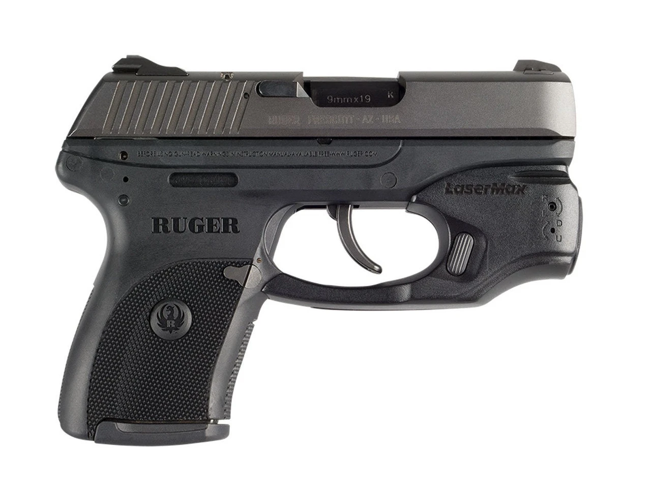 LASERMAX CenterFire Light And Green Laser With GripSense For Ruger LC9/LC9s/LC380 (CF-LC9-C-G)