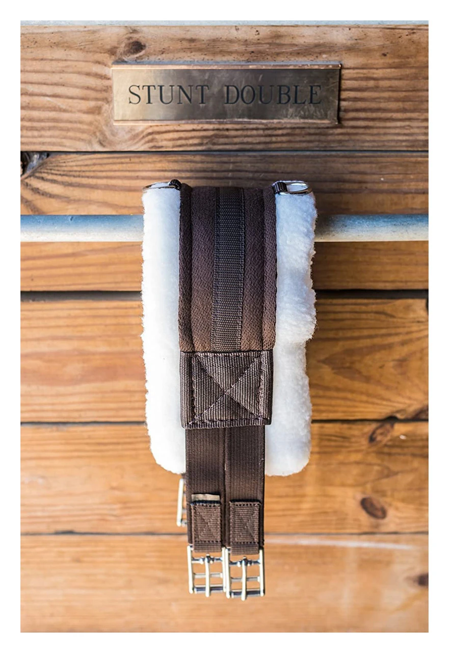 INTREPID INTERNATIONAL Fleece English Girth With Double Elastic (CLFS) - Image 2