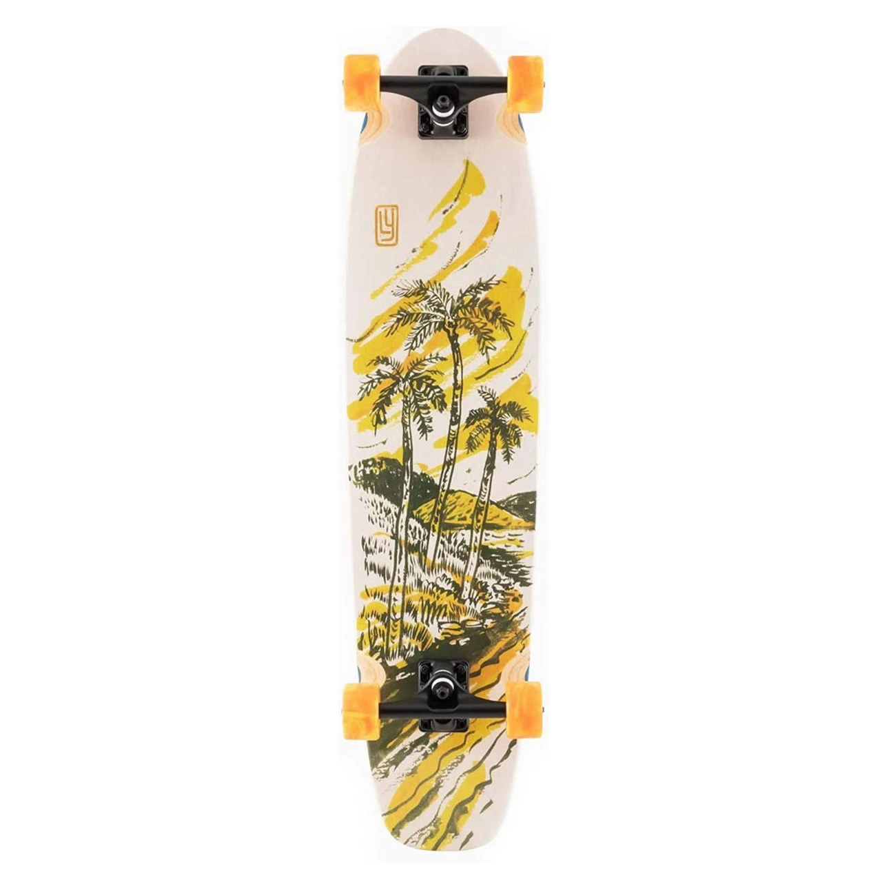 LANDYACHTZ Ripper Postcard Longboard Skateboard (121CP-FRRIPPC)