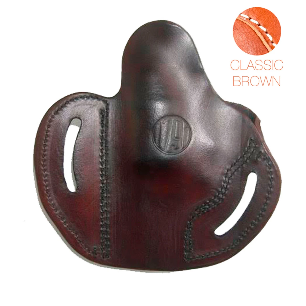1791 GUNLEATHER RVH2S 3" Barrel Classic Brown RH K Frame Revolver Holster (RVH-2S-CBR-R) - Image 2