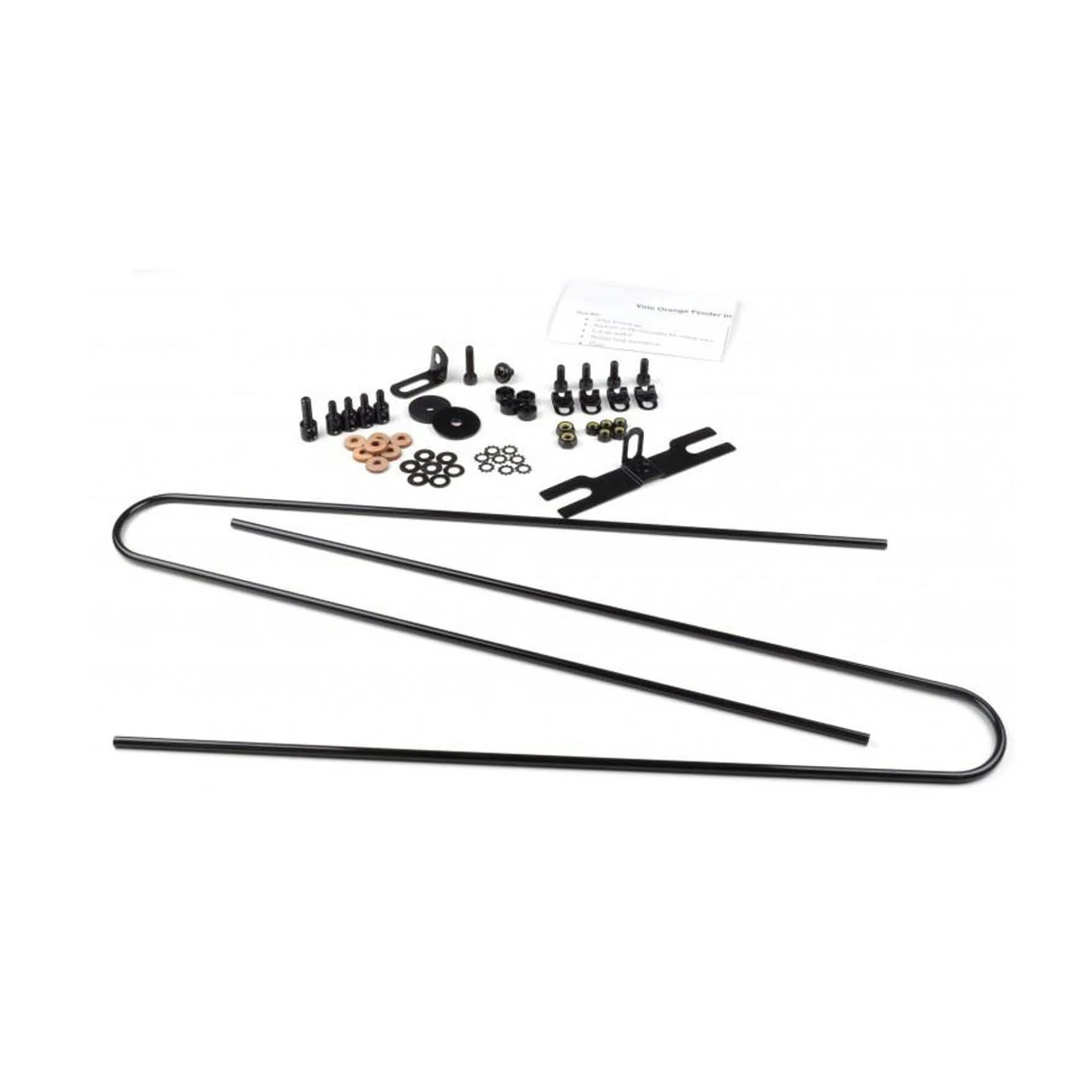 VELO ORANGE 700c Hammered Alloy Black 45mm Fender Set (FE-0062-BLK) - Image 2