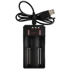 ULTRASPIRE 18650 Black Battery Charger (UA529BK)