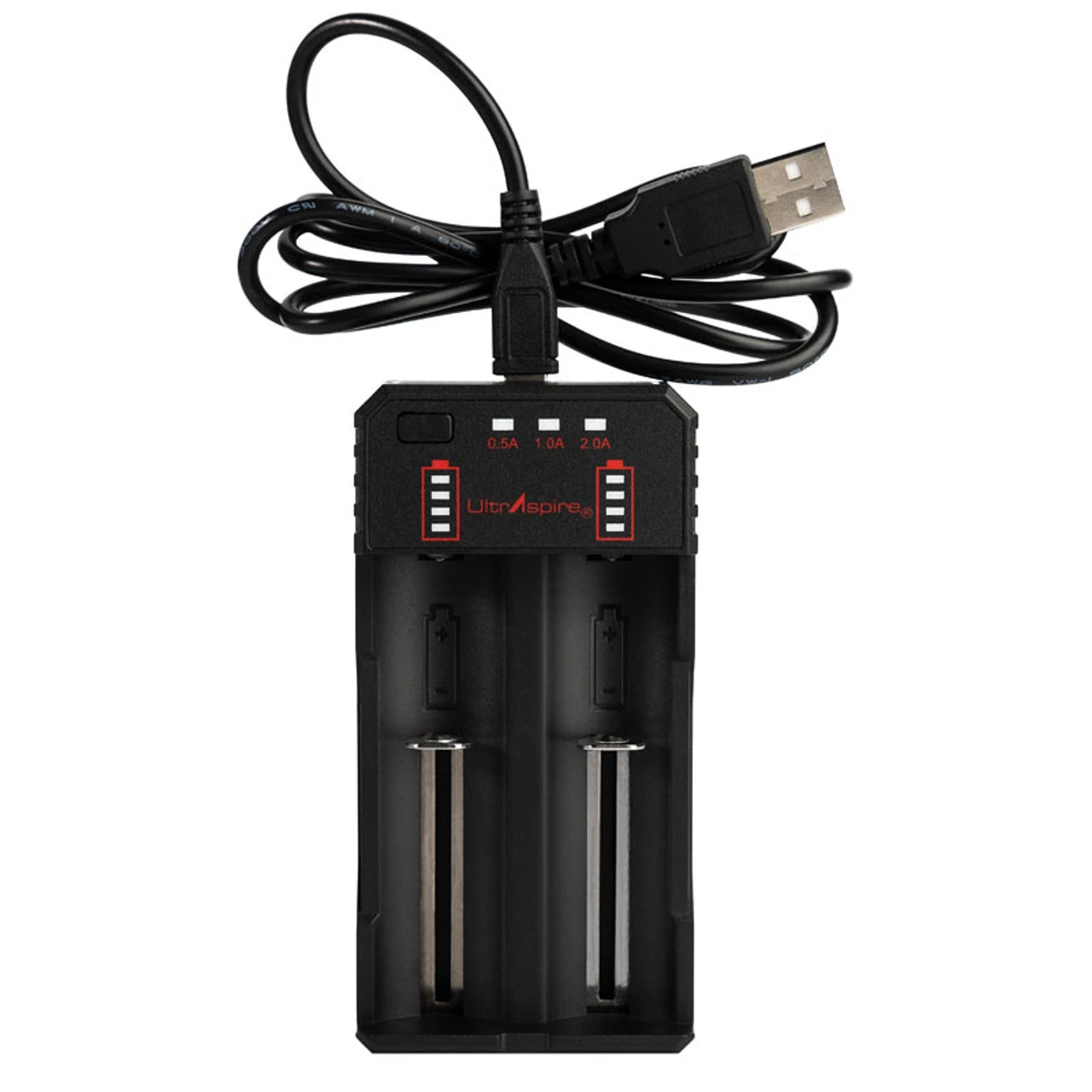 ULTRASPIRE 18650 Black Battery Charger (UA529BK)
