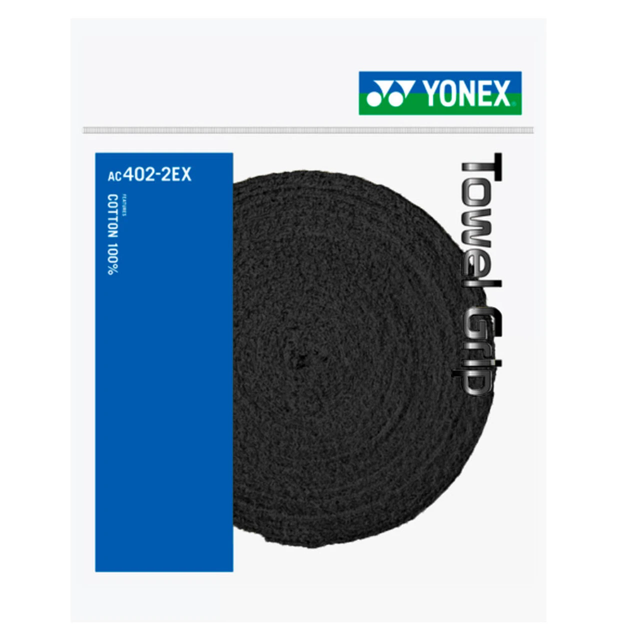 YONEX 11mm Black Towel Grip (AC402-2BK)