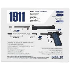 1800GunsAndAmmo Remington 1911 Gun Cleaning Mat 16x20 (MAT-REMINGTON-1911)