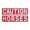 INTREPID INTERNATIONAL Caution Horses Reflective Sticker (SK5000)