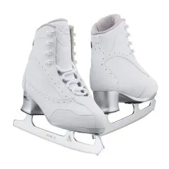 JACKSON ULTIMA Women's Softec Elite White Figure Ice Skates (ST7200-WH)