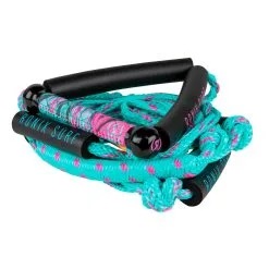 RONIX Women's Stretch Pink Bungee Surf Rope With Handle (216170)