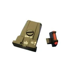 BERETTA 92A1/96A1 Fiber Optic Front Sight/Adjustable Rear Sight Kit (EU00070)