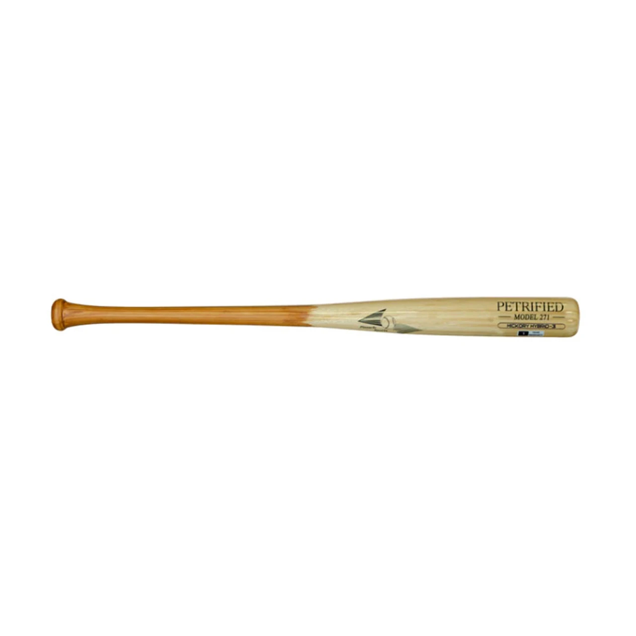 BAMBOOBAT BY PINNACLE SPORTS EQUIPMENT INC BAMBOOBAT Adult Hickory Hybrid Brown Handle/Natural Barrel TG Graphic Baseball Bat (PET-HGBN271TG)