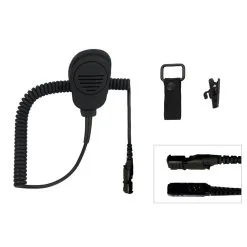 EAR HUGGER SAFETY Speaker Microphone For Motorola MOTOTRBO Mini, DEP, MTP, XIR, XPR (EH-SM-1027)
