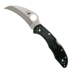 SPYDERCO Tasman Salt 2 2.91in Black Folding Knife (C106PBK2)