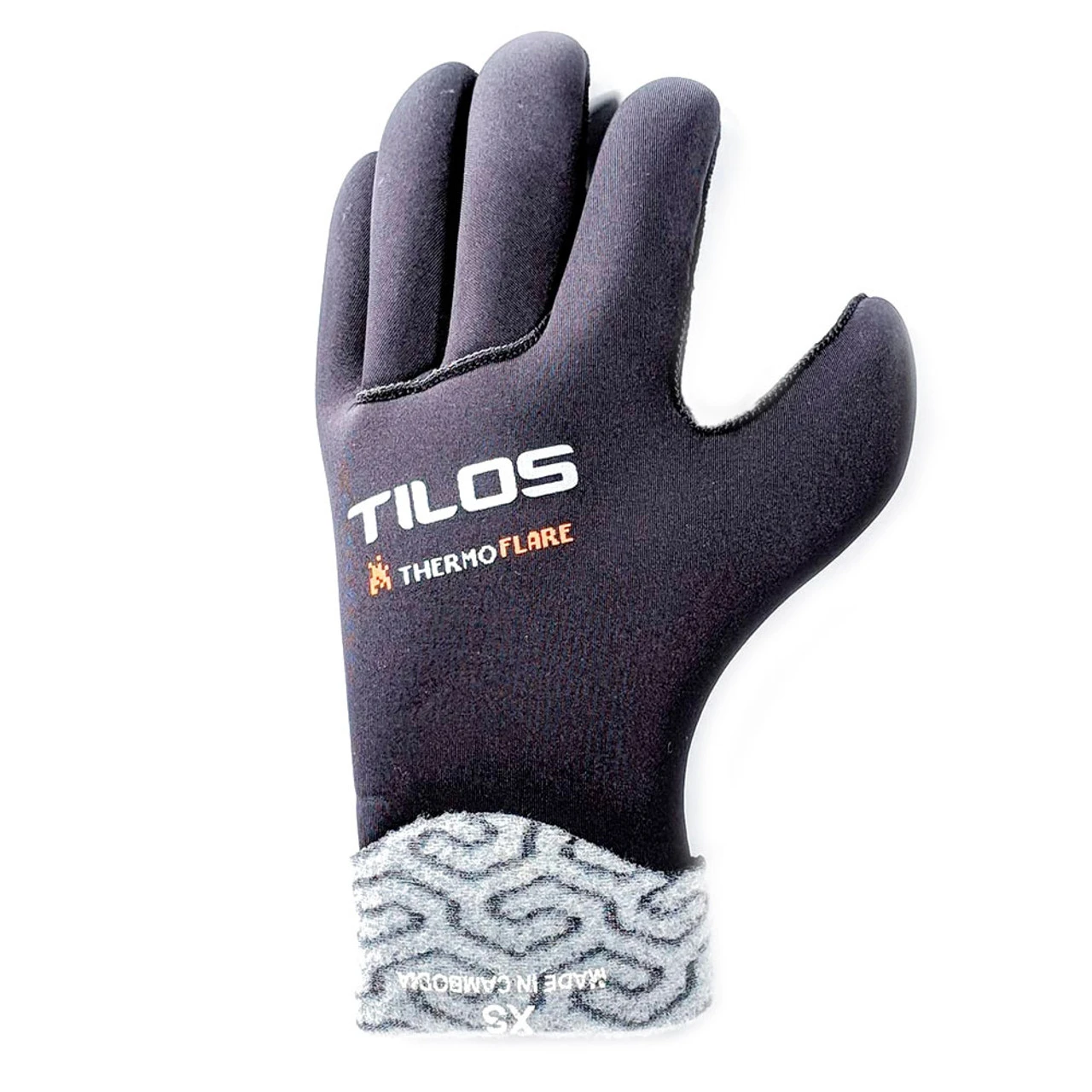 TILOS 3mm Thermoflare Superstretch Black Glove (GT318BK) - Image 2