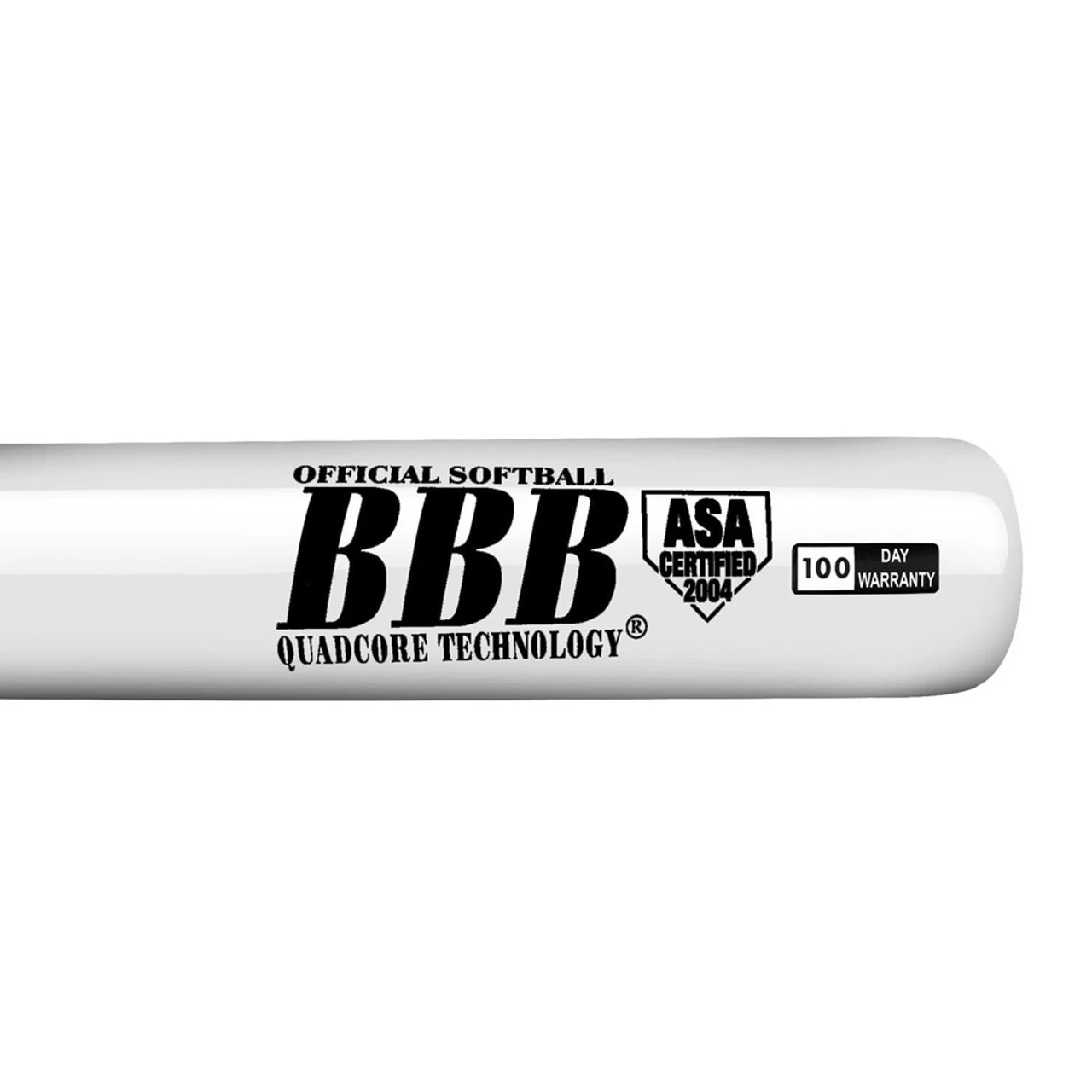 BAMBOOBAT BY PINNACLE SPORTS EQUIPMENT INC BAMBOOBAT Adult Black Handle/White Barrel 34in Softball Bat (HBBW34S) - Image 4