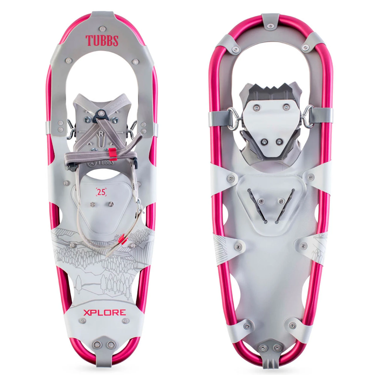 TUBBS Women's Xplore Rasberry Red Snowshoe Kit (X190100601W) - Image 2