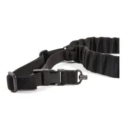 Blue Force Gear BLUE FORCE UDC Padded Bungee 1 Point Push Button Adapter Black Sling (UDC-200-BG-PB-BK)