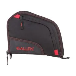 ALLEN COMPANY Auto-Fit 9in Black/Red Handgun Case (7738)