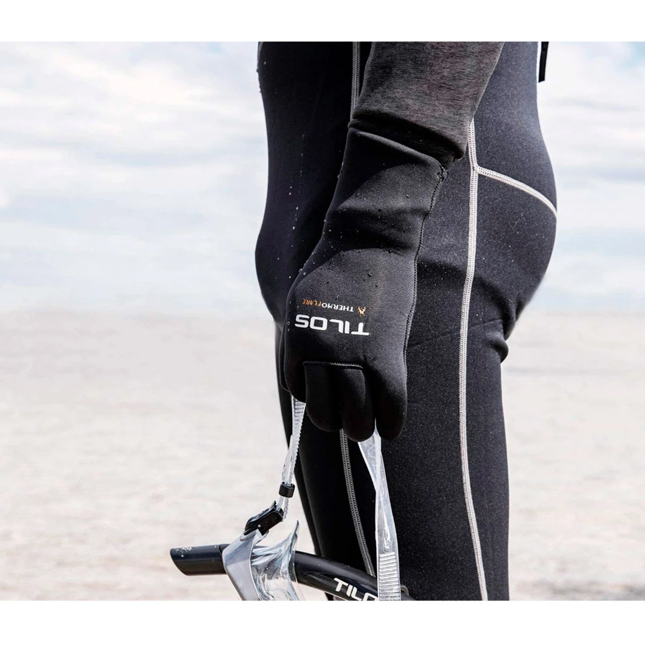 TILOS 3mm Thermoflare Superstretch Black Glove (GT318BK) - Image 3