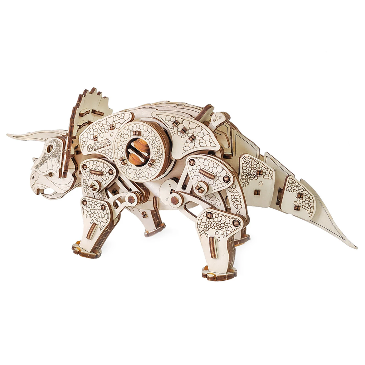 Eco-Wood-Art ECO WOOD ART Triceratops 283 Piece 3D Puzzle - Image 3