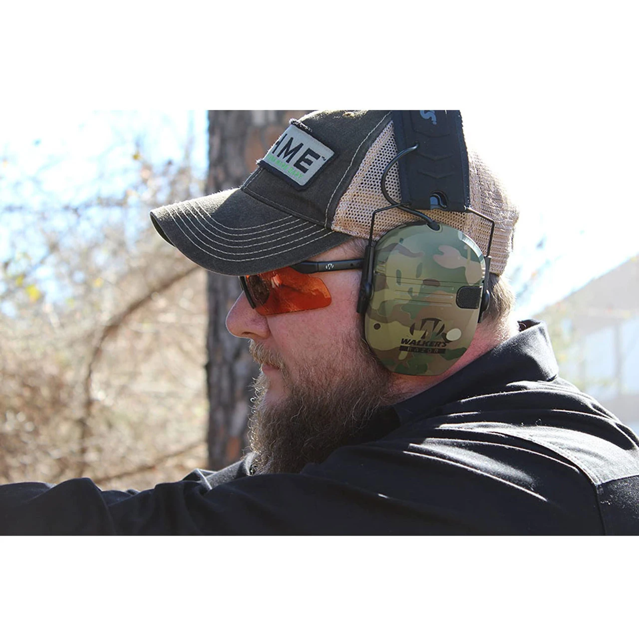 WALKER'S GAME EAR Razor Slim Tan Multicam Electronic Earmuffs (GWP-RSEM-MCC) - Image 3