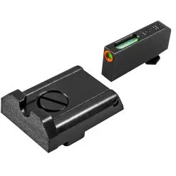 TRUGLO TFX Pro Adjustable Pro Orn Tritium/Fiber Optic Day/Night Sight Set For Glock(TG13GLAPC)