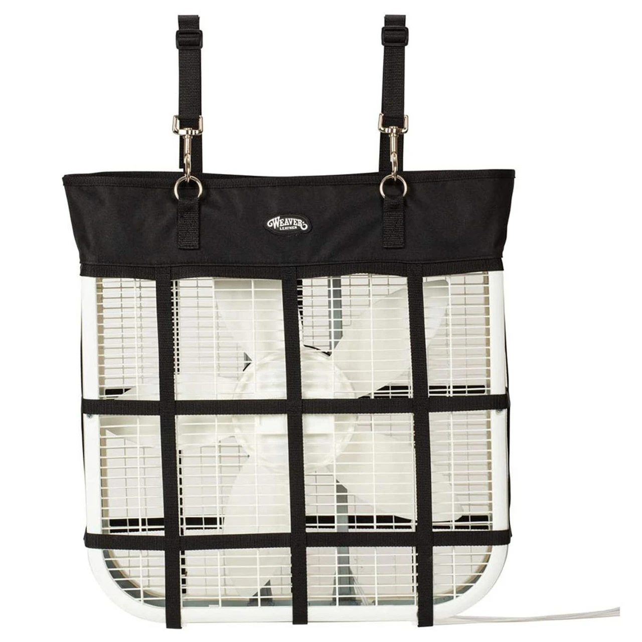 WEAVER LEATHER Adjustable Black Box Fan Bag (35600-00)