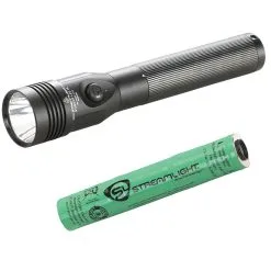 STREAMLIGHT Stinger LED HL 120V AC/12V DC PiggyBack Smart Charge Flashlight With Stick NiMH Battery (75434-75375-BUNDLE)