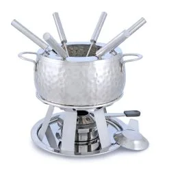 SWISSMAR Bienne 11 Pc Stainless Steel Fondue Set (F66917)